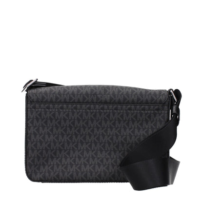 Black Fabric Crossbody Bags