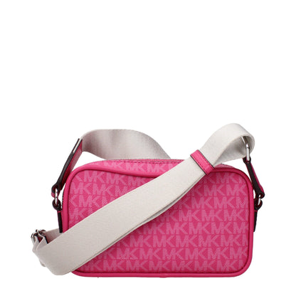 Pink Fabric Crossbody Bags