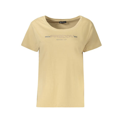 Beige Cotton T-Shirt