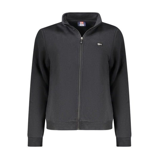 Black Cotton Sweatshirt