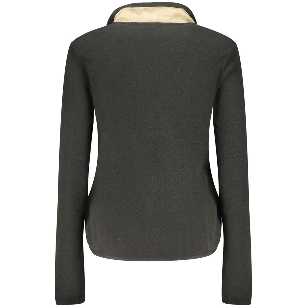 Black Polyester Sweatshirt