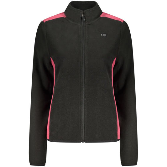 Black Polyester Sweatshirt