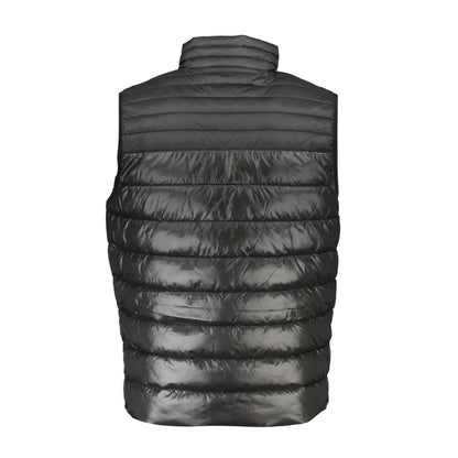 Black Polyamide Sleveless Jacket