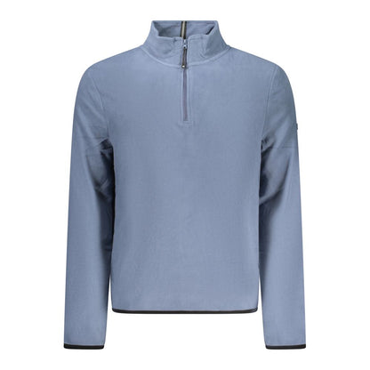 Blue Polyester Men Sweater