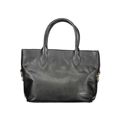 Black PVC Women Handbag