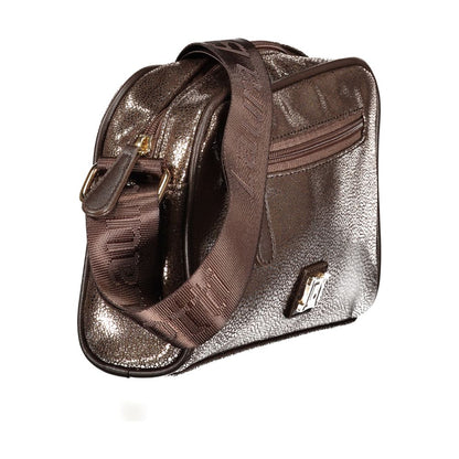 Bronze Polyester Women Handbag