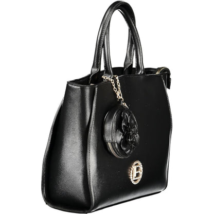Black PVC Women Handbag