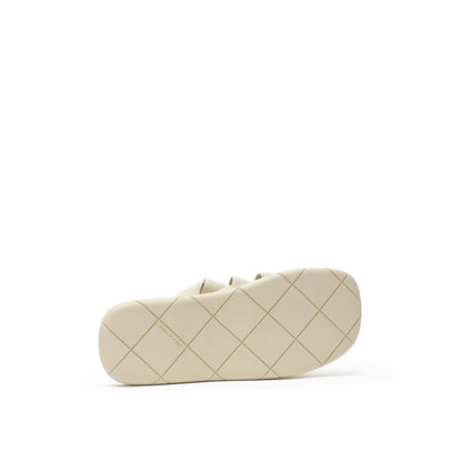Beige Fabric Slipper