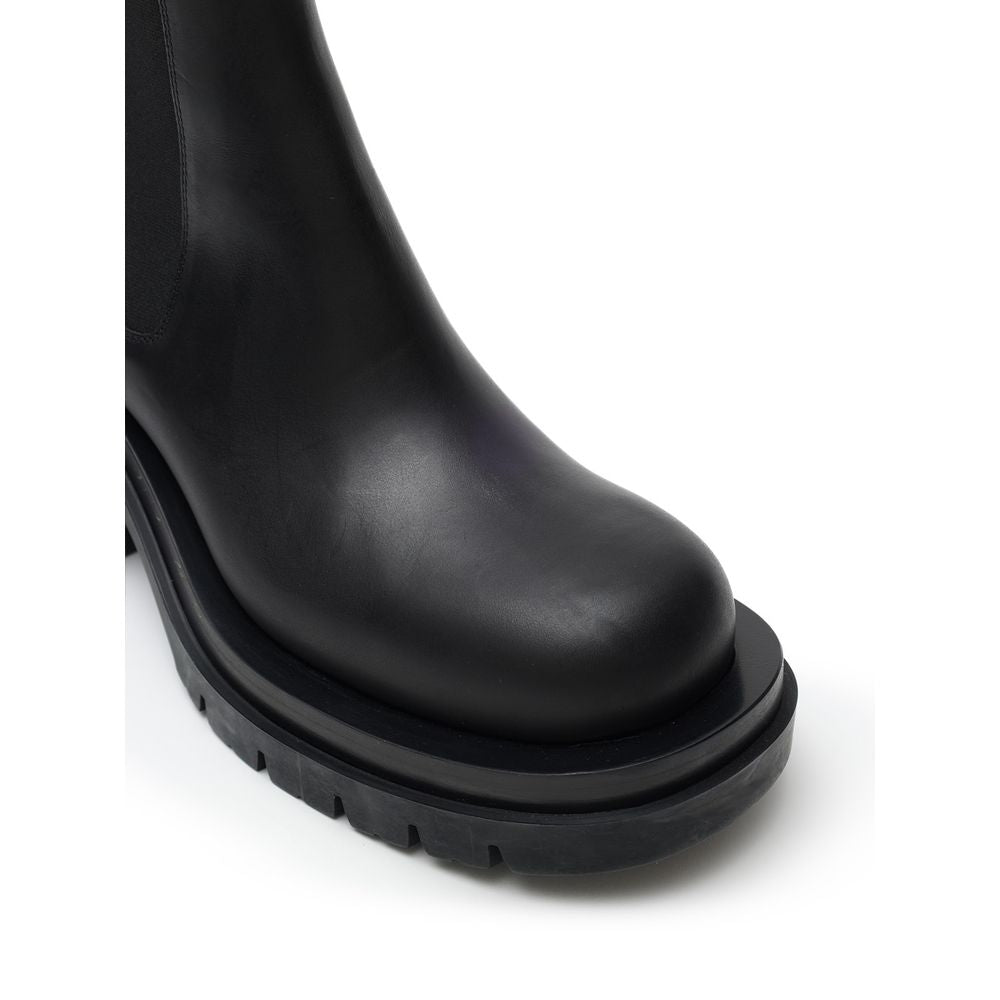 Black Leather Boot