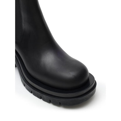 Black Leather Boot