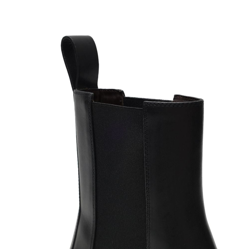 Black Leather Boot