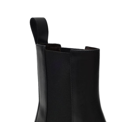 Black Leather Boot