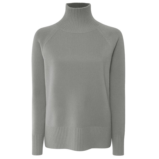 Gray Cashmere Women Sweater