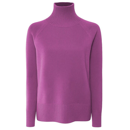 Purple Cashmere Women Sweater