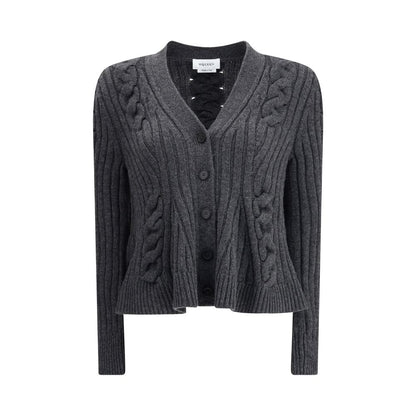 Peplum Cable Cardigan