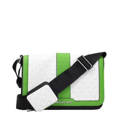 White Fabric Crossbody Bags