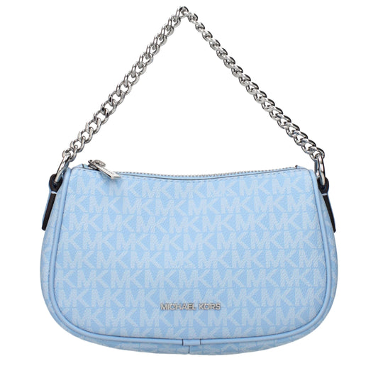 Light Blue Fabric Handbags