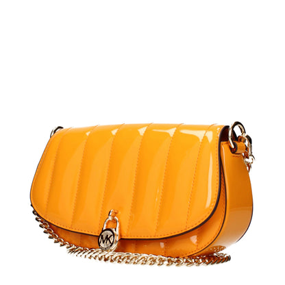 Orange Leather Crossbody Bags